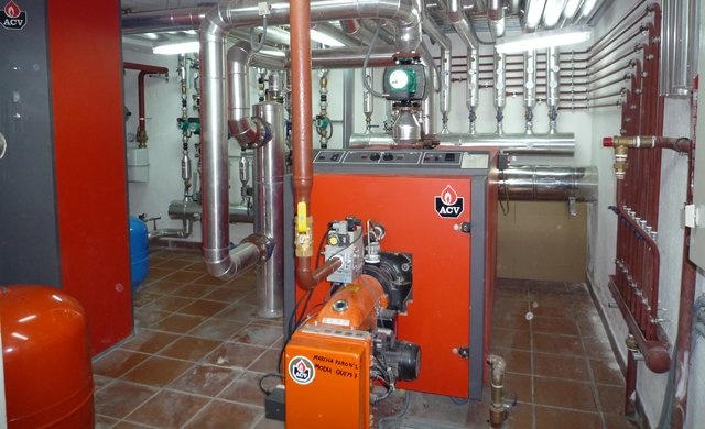 salas de calderas caldera de gas natural